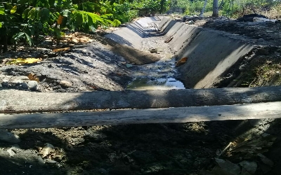 Tanpa Plang Merk, Sebagian Irigasi T2 Belum Dikerjakan