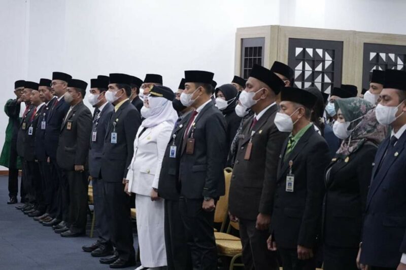 Sejumlah Pejabat Pemkot Lubuklinggau Dilantik