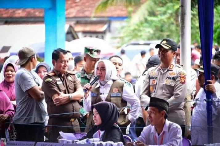 Bupati Bersama FORKOPIMDA Pantau TPS Pilkades