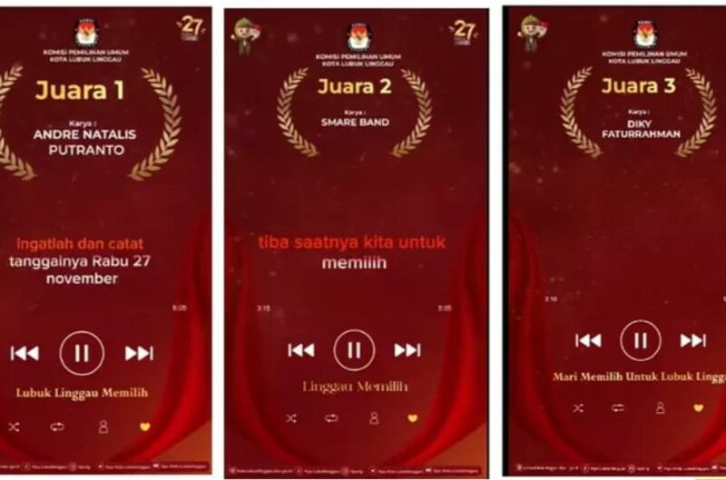 Pemenang Cipta Jingle Pilkada Diumumkan