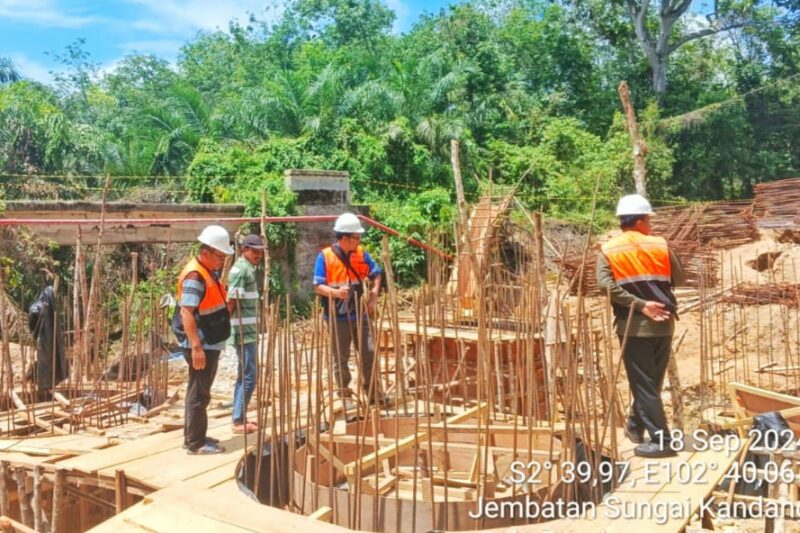 Gunakan Dana TDF, Pemkab Muratara Bangun Jembatan Sungai Kandang