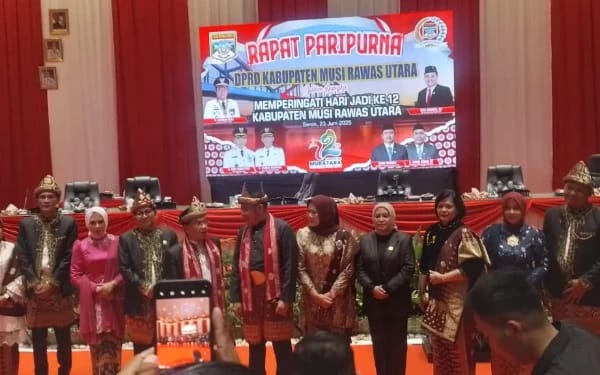 DPRD MURATARA Gelar Paripurna HUT Ke-12 Kabupaten MURATARA