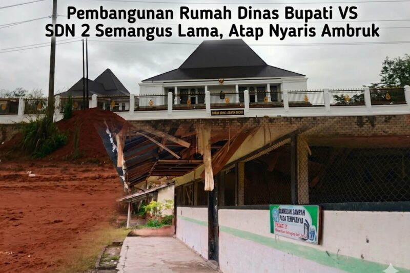 Potret Ironi Musi Rawas: Atap Sekolah Nyaris Ambruk di Tengah Mega proyek Puluhan Miliar Rumah Dinas Bupati