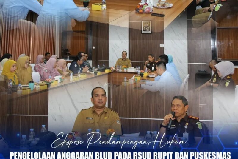 Kejari Lubuklinggau Buka Ekspose Pendampingan Hukum Pengelolaan Anggaran BLUD RSUD Rupit dan 8 Puskesmas Muratara
