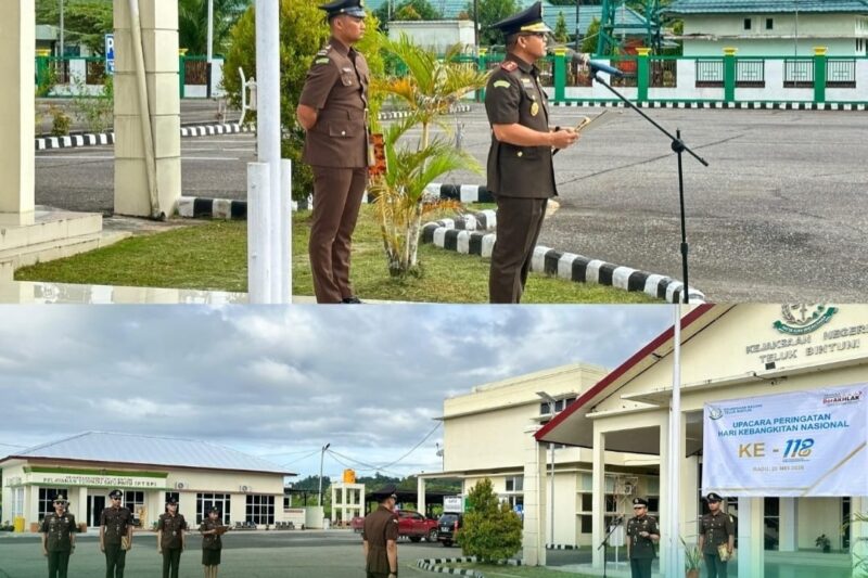 Kajari Teluk Bintuni Muhammad Ikbal, S.H., M.H. Pimpin Upacara Hari Kebangkitan Nasional