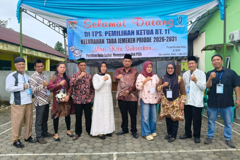 Pemilihan Ketua RT 11 Kelurahan Taba Jemekeh Berjalan Lancar