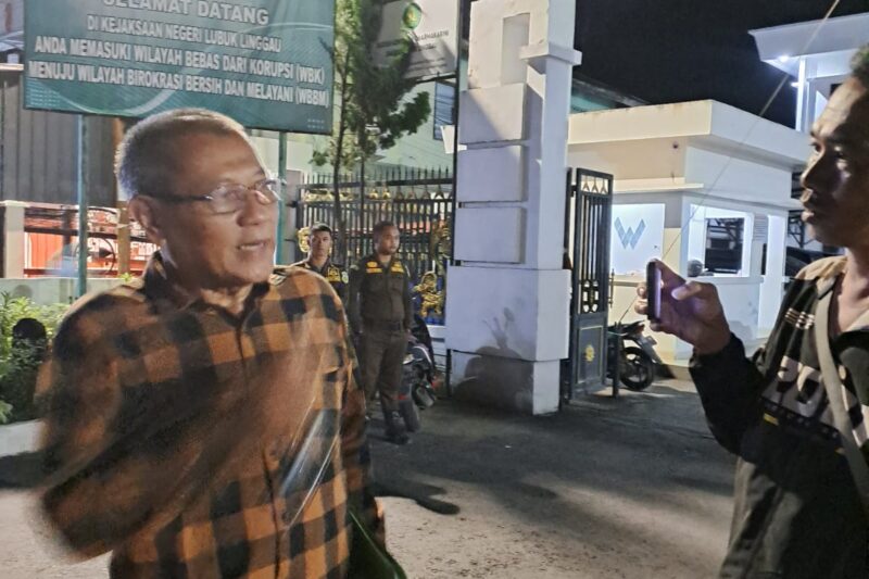 Mantan Kepala Dinas Lingkungan Hidup Kota Lubuklinggau Diperiksa Jaksa