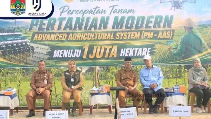 Wawako Lubuk Linggau Hadiri Gerakan Tanam dan Rakor Peningkatan Produksi Padi di Siring Agung