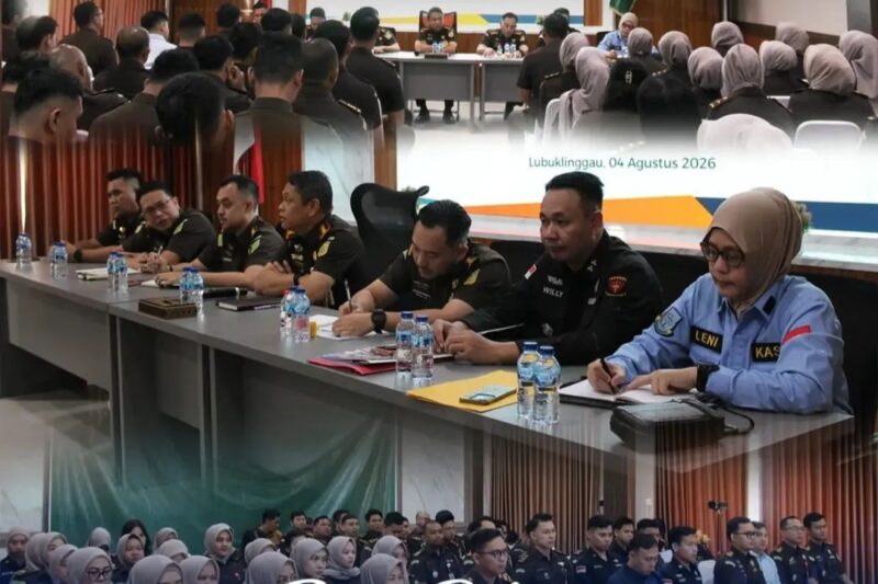 Kajari Lubuk Linggau Pimpin Rapat Bulanan, Tekankan Profesionalisme, Integritas, dan Sinergi Antarbidang